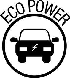 Eco Powered Car Vinyl Svg File, Free Vectors File